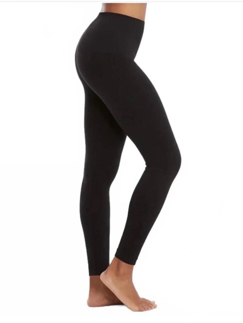 NWT SPANX EcoCare Seamless Leggings Very Black Women's Medium 20346R